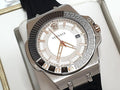  Shop Authentic Versace Chain Reaction Quartz White Dial Black Rubber Strap Watch for Men - VEDY00219 - Luxxuri
