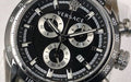  Shop Authentic Versace V Ray Chronograph Quartz Black Dial Black Leather Strap Watch For Men - VE2I00121 - Luxxuri
