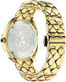  Shop Authentic Versace Shadov Quartz Gold Dial Gold Steel Strap Watch for Women - VEBM00618 - Luxxuri