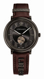  Shop Authentic Versace V-Circle Manifesto Black Dial Maroon Leather Strap Watch for Men - VBQ040017 - Luxxuri