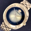  Shop Authentic Versace Shadov Quartz Gold Dial Gold Steel Strap Watch for Women - VEBM00618 - Luxxuri
