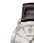  Shop Authentic Versace Univers White Dial Brown Leather Strap Watch for Men - VEBK00118 - Luxxuri