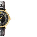  Shop Authentic Versace V-Circle Quartz Black Dial Brown Leather Strap Watch for Men - VEBQ01619 - Luxxuri