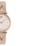  Shop Authentic Versace V-Twist White Dial White Leather Strap Watch for Women - VELS00419 - Luxxuri