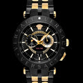  Shop Authentic Versace V-Race Analog Quartz Black Dial Two Tone Steel Strap Watch For Men - VEBV00619 - Luxxuri