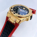  Shop Authentic Versace Chain Reaction Quartz Black Dial Red & Black Rubber Strap Watch for Men - VEDY00319 - Luxxuri