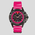  Shop Authentic Versace Icon Active Chronograph Quartz Black Dial Pink Rubber Strap Watch For Men - VEZ700221 - Luxxuri