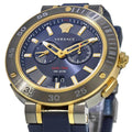  Shop Authentic Versace V Extreme Chronograph Blue & Gold Tone Dial Blue Rubber Strap Watch for Men - VCN010017 - Luxxuri