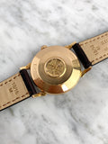  Shop Authentic Versace V Metal Icon Gold Dial Brown Strap Watch for Women - VLC130016 - Luxxuri