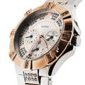  Shop Authentic Guess Vista Analog Diamonds Silver Dial Two Tone Steel Strap Watch for Women - W0024L1 - Luxxuri