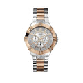  Shop Authentic Guess Vista Analog Diamonds Silver Dial Two Tone Steel Strap Watch for Women - W0024L1 - Luxxuri
