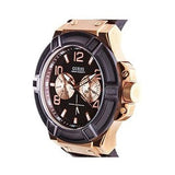  Shop Authentic Guess Rigor Analog Brown Dial Brown Leather Strap Watch For Men - W0040G3 - Luxxuri