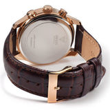  Shop Authentic Guess Exec Chronograph Brown Dial Brown Leather Strap Watch For Men - W0076G4 - Luxxuri