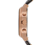  Shop Authentic Guess Exec Chronograph Brown Dial Brown Leather Strap Watch For Men - W0076G4 - Luxxuri