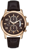  Shop Authentic Guess Exec Chronograph Brown Dial Brown Leather Strap Watch For Men - W0076G4 - Luxxuri