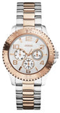  Shop Authentic Guess BFF Multifunction Silver Dial Two Tone Steel Strap Watch for Women - W0231L5 - Luxxuri