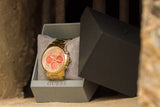  Shop Authentic Guess Mini Sunrise Quartz Analog Orange Dial Gold Steel Strap Watch For Women - W0448L7 - Luxxuri
