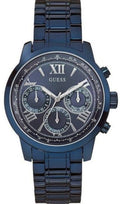  Shop Authentic Guess Chronograph Multifunction Blue Dial Blue Steel Strap Watch For Women - W0330L6 - Luxxuri