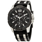  Shop Authentic Guess Oasis Black Dial Black Rubber Strap Watch for Men - W0366G1 - Luxxuri
