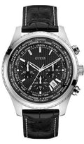  Shop Authentic Guess Persuit Multifunction Black Dial Black Leather Strap Watch for Men - W0500G2 - Luxxuri