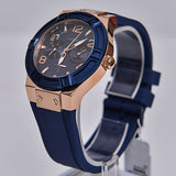  Shop Authentic Guess Jet Setter Analog Quartz Blue Dial Blue Rubber Strap Watch For Women - W0571L1 - Luxxuri