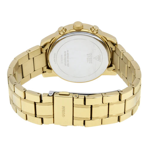  Shop Authentic Guess Mini Sunrise Diamonds Silver Dial Gold Steel Strap Watch for Women - W0623L3 - Luxxuri