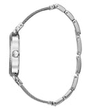  Shop Authentic Guess Chelsea Mother of Pearl White Dial Silver Mesh Strap Watch For Women - W0647L1 - Luxxuri