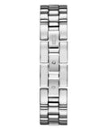 Guess Chelsea Mother of Pearl White Dial Silver Mesh Strap Watch For Women - W0647L1