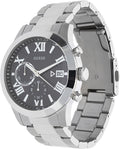  Shop Authentic Guess Atlas Chronograph Black Dial Silver Steel Strap Watch For Men - W0668G3 - Luxxuri