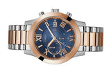  Shop Authentic Guess Atlas Chronograph Blue Dial Two Tone Steel Strap Watch for Men - W0668G6 - Luxxuri
