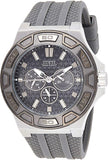  Shop Authentic Guess Force Grey Dial Grey Rubber Strap Watch For Men - W0674G8 - Luxxuri