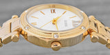  Shop Authentic Guess Park Ave South Analog White Dial Gold Steel Strap Watch For Women - W0767L2 - Luxxuri