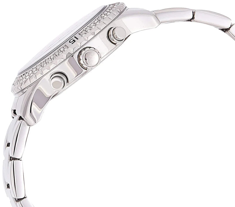 Shop Authentic Guess Confetti Diamonds Silver Dial Silver Steel Strap Watch for Women - W0774L7 - Luxxuri