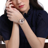  Shop Authentic Michael Kors Sofie Quartz Rose Gold Dial Rose Gold Steel Strap Watch For Women - MK4335 - Luxxuri