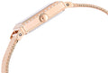 Guess Highline Off White Dial Rose Gold Stainless Steel Mesh Strap Watch For Women - W0826L3