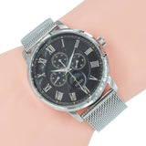  Shop Authentic Guess Delancey Black Dial Silver Mesh Bracelet Watch for Men - W0871G1 - Luxxuri