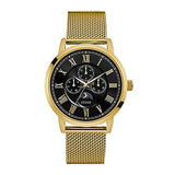  Shop Authentic Guess Delancy Black Dial Gold Mesh Bracelet Watch for Men - W0871G2 - Luxxuri