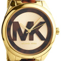  Shop Authentic Michael Kors Janelle Three-Hand Gold Dial Two Tone Steel Strap Watch For Women - MK7136 - Luxxuri
