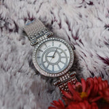  Shop Authentic Guess Muse Quartz White Dial Silver Steel Strap Watch For Women - W1008l1 - Luxxuri