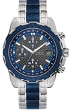  Shop Authentic Guess Octane Chronograph Blue Dial Two Tone Steel Strap Watch for Men - W1046G2 - Luxxuri