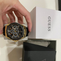 Shop Authentic Guess Legacy Black Dial Black Rubber Strap Watch for Men - W1049G5 - Luxxuri