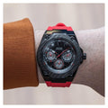  Shop Authentic Guess Legacy Black Dial Red Silicone Strap Watch for Men - W1049G6 - Luxxuri