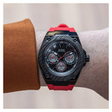  Shop Authentic Guess Legacy Black Dial Red Silicone Strap Watch for Men - W1049G6 - Luxxuri