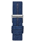  Shop Authentic Guess Legacy Analog Blue Dial Blue Denim Strap Watch for Men - W1058G1 - Luxxuri