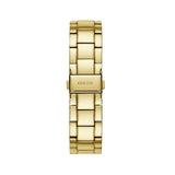  Shop Authentic Guess Solar Chronograph Diamonds White Dial Gold Steel Strap Watch for Women - W1069L2 - Luxxuri
