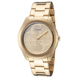  Shop Authentic Guess G-Twist Gold Dial Gold Steel Strap Watch for Women - W1082L2 - Luxxuri