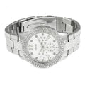  Shop Authentic Guess Bedazzle Diamonds Silver Dial Silver Steel Strap Watch For Women - W1097L1 - Luxxuri
