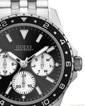  Shop Authentic Guess Odyssey Black Dial Silver Steel Strap Watch For Men - W1107G1 - Luxxuri