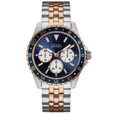  Shop Authentic Guess Odyssey Blue Dial Two Tone Steel Strap Watch For Men - W1107G3 - Luxxuri
