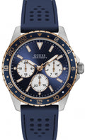  Shop Authentic Guess Odyssey Multifunction Blue Dial Blue Rubber Strap Watch For Men - W1108G4 - Luxxuri